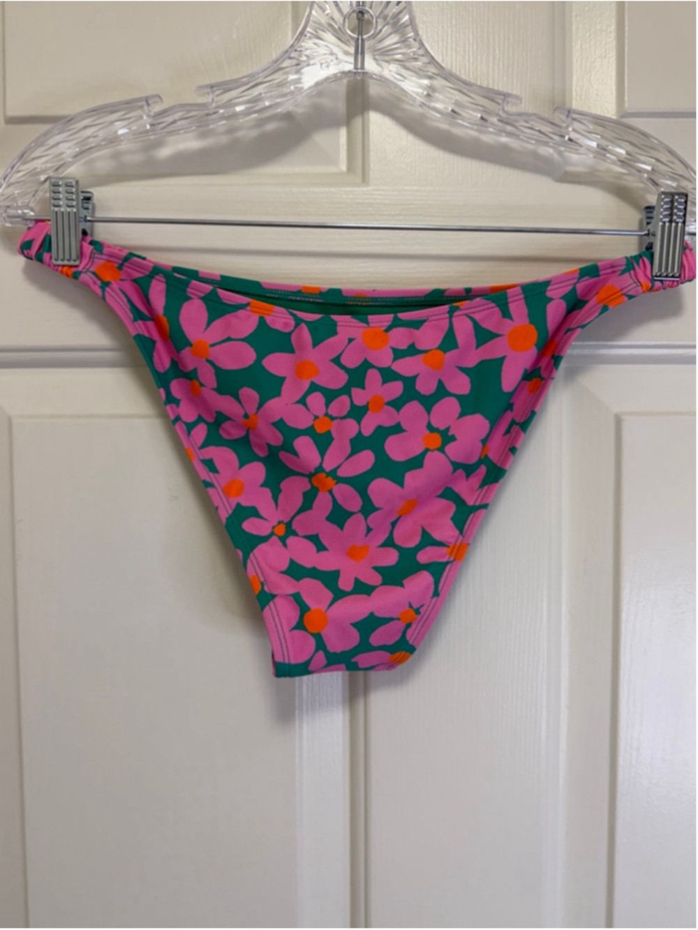 Women’s Pink High Leg Bikini Bottom Size Small Wild Fable NWT - Picture 4 of 7
